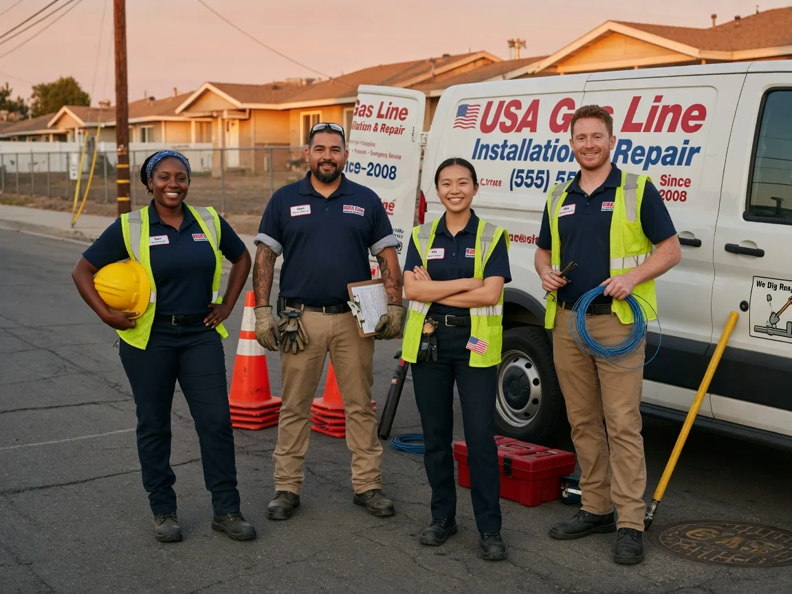 Gas Line Installation company in Rosamond, CA
